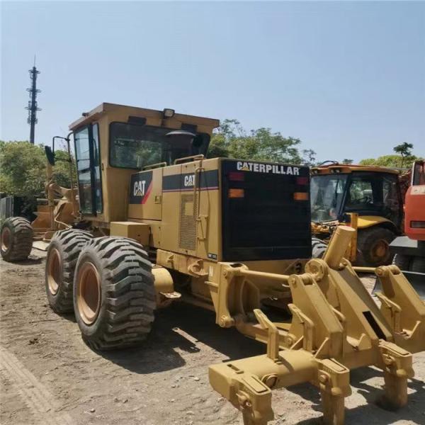 Used Road Grader CAT 140H For Road And Airport Ground Leveling Operations