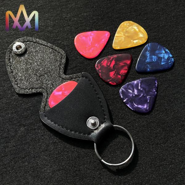 Thickness 1mm Acrylic Colorful Guitar Picks With Smooth Edges