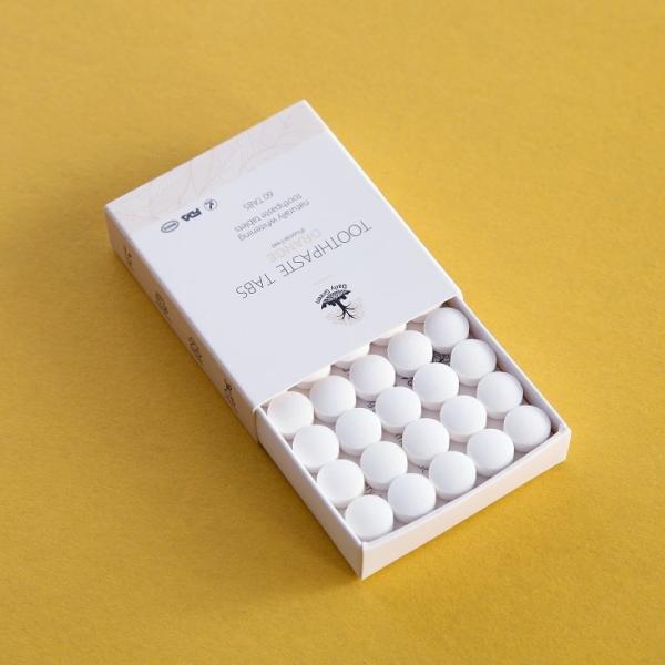 Environmental 90Pcs Chew Tabs Toothpaste Foaming Toothpaste Pills