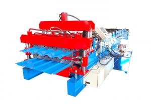China 380Volt Double Layer Roofing Sheet Roll Forming Machine High Efficiency wholesale