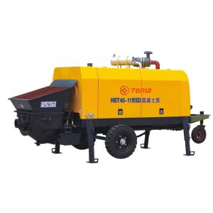 China Intelligent PLC Control Concrete Delivery Pump Diesel Operated wholesale