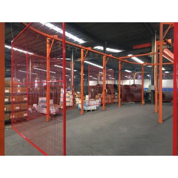 Security Fencing Weld Mesh Panels PVC Or Powder Spray Coated For Commercial Building
