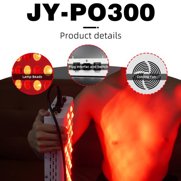 No Flicker Low EMF Red Light Therapy Lamp 660/850nm Full Body Near Infrared Therapy Light