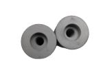 Tungsten carbide cold heading punch with screw threads