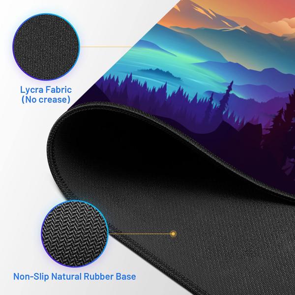 XYDAN Custom Logo Rubber Sheet Material Computer Keyboard 40x90 Mousepads Rubber Gaming Mouse Pad