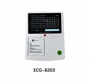 China Hospital Clinic 12 Lead Ecg Electrodes Machine Monitor Production 1 Channel on sale