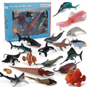 China Simulation Sea Life Animals Model Kit Action Figures Miniature Education Kids Toys For Boys wholesale
