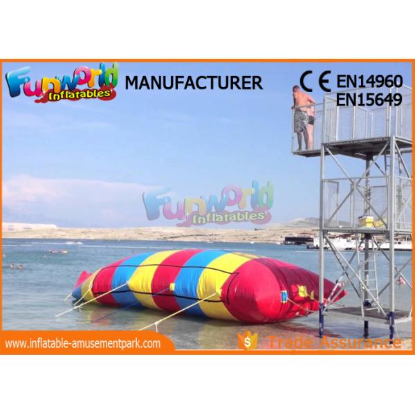 Jumping Sport Games Inflatable Water Toys , Water Blob Inflatable Water Pillow
