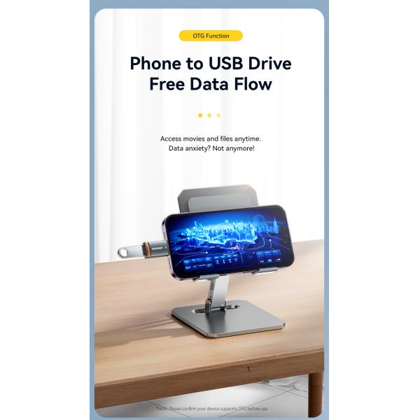 Micro USB OTG Adapter USB A C To Lightning OTG Connector ESSAGER ES-OTG17