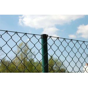 China Diamand Galvanized Chain Link Fence 15cm Hole L5m wholesale