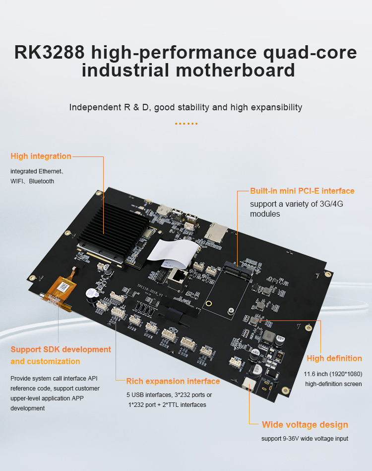 10.1inch touch screen SKD part for LCD Digital Signage Display