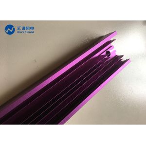 Purple anodized custom cnc aluminum parts