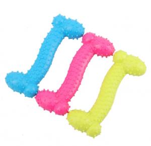 China TPR ChewRubber Squeaky Dog Bone Toys Aggressive Chewers wholesale