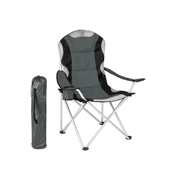 600D Polyester Outdoor Padded Chair , Padded Folding Camping Chairs