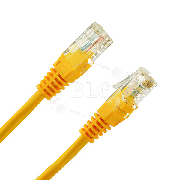 RJ45 Copper Network CAT5E UTP Patch Cord For Telecommunication Network System