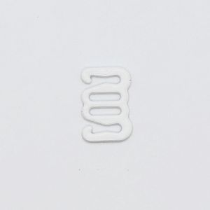 China 8mm Lingerie Buckle Nylon Coated Bra Strap Clasp Hooks wholesale