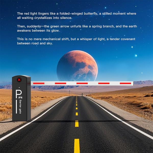 HCW Parking Lot Boom Barrier Gate 24v Servo Motor Mechanism For Smart Gate Security