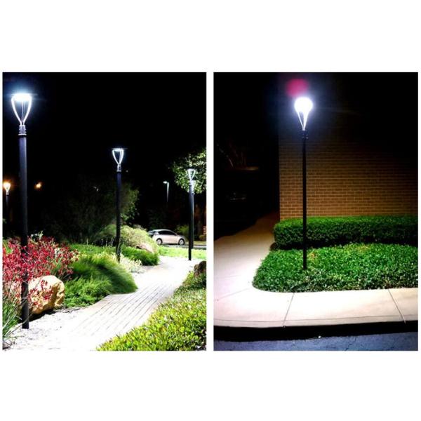 All Ine One Solar LED Lights Post Top 50-100 Watt 120LM/W Intelligent Control