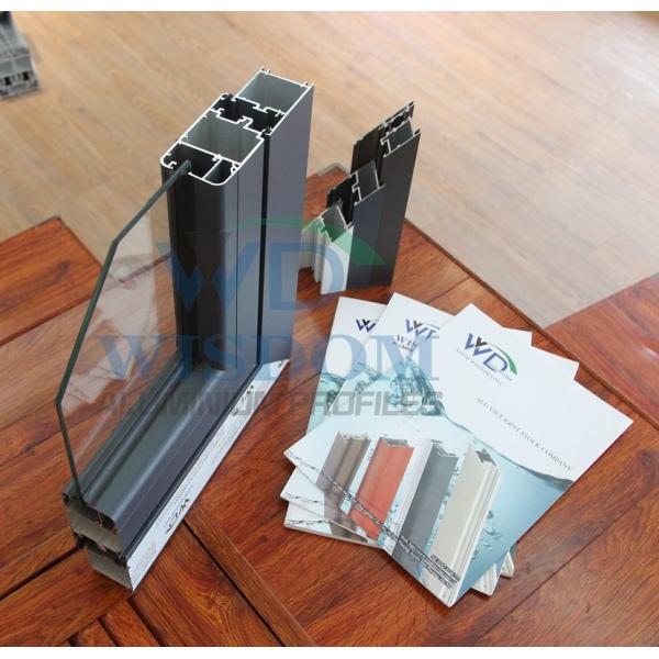 3.0mm Aluminium Rectangular Profile 65 Window Yarn Integration Inner Frame