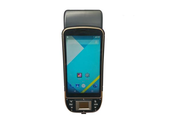 Quality Fingerprint Portable Thermal Printer , Wireless Handheld PDA Barcode Scanner Android for sale