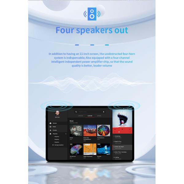 11 Inch 3C Electronics TDDl Fully Fits The 2K Screen Tablet Computer