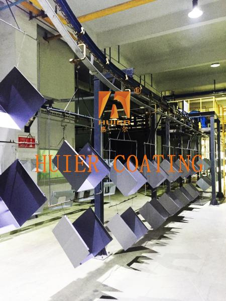 Quality Adjustable Speed Powder Coating Conveyor Systems With Customizable Colors for sale