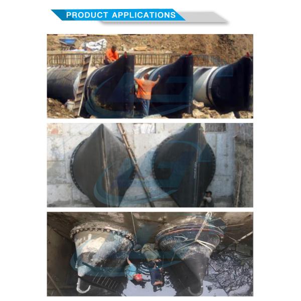 ANSI 150LB Back-Pressure Flexible Rubber Duckbill Valve Non Pressure For Industrial Blowdown