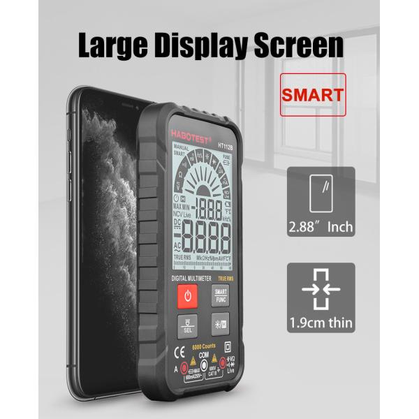 Flashing Light HT112B 600A 600uA Habotest Multimeter