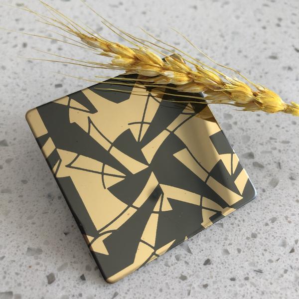 Interior Decorative Elevator Stainless Steel Sheet Etching Ceiling Door 304 201