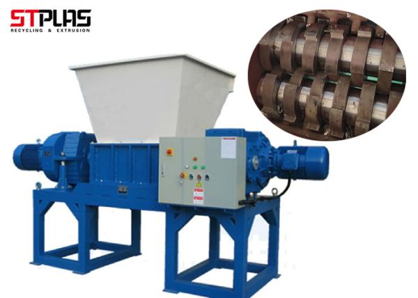 Quality Wood Plastic Shredder Machine / Double Shaft Shredder Machine CE SGS Pass for sale