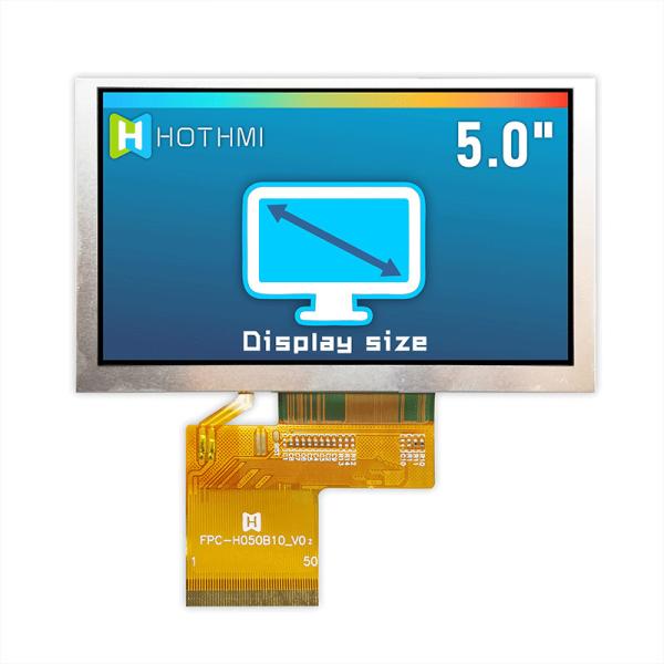 5 Inch High - Brightness TFT LCD | RGB Interface IPS Display For Industrial