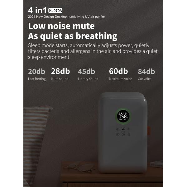 HOMEFISH Hepa Filter Household Air Purifier Ion Humidifier 400ml