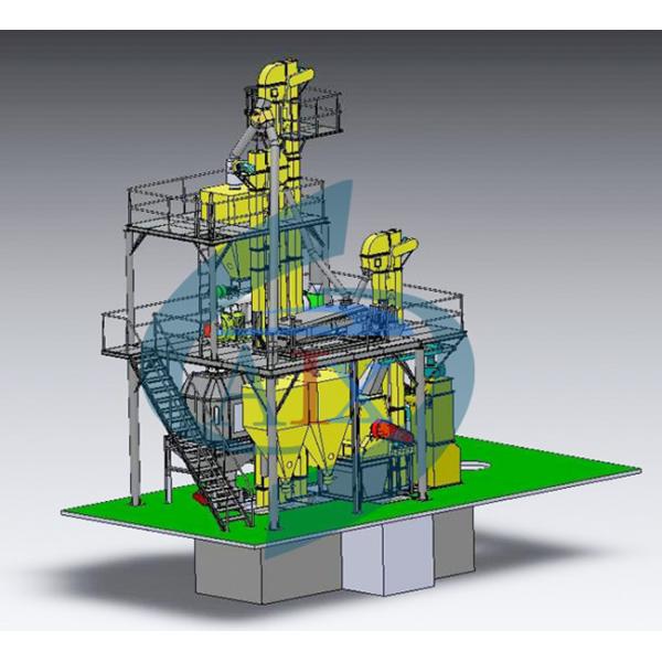 Ring Die Poultry Feed Processing Plant For Producing Poultry And Livestock Feed