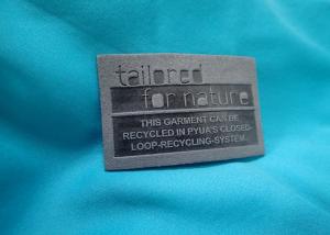 China OEM Jeans Leather Label Custom Printed Embossed Leather Patch on sale