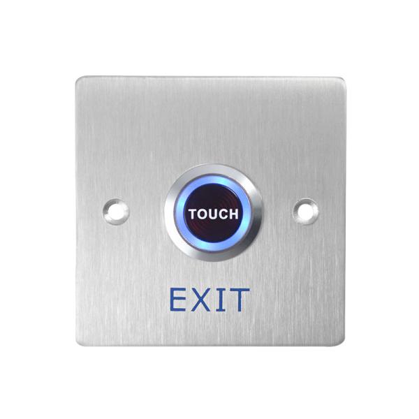 Quality ANSI Size Square Water Proof Touch To Exit Button For Office / Shops for sale