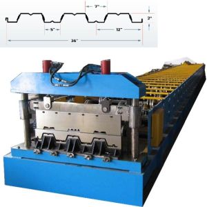 Metal Rolling Delta Floor Decking Forming Machine Gi