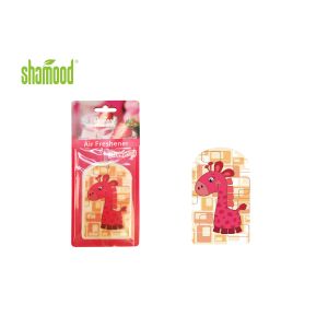 Animal Giraffe Shape Room Hanging Paper Air Freshener Environment Friendly