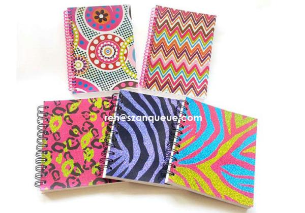 Quality A5 hard cover Spiral Notebook cartoon notebook Custom notebook for sale