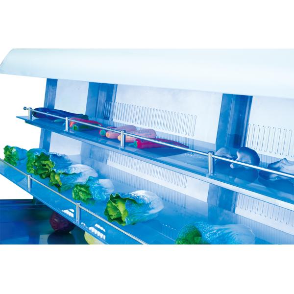 Multideck 800W Salad Display Refrigerator Commercial Use Multiscene