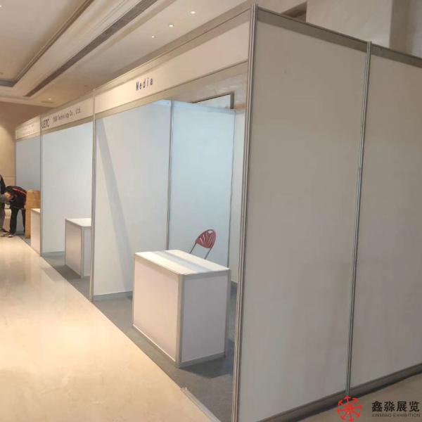 Counters of exhibition booth, counters for tradeshow stand, folding portable counter folded free of tool