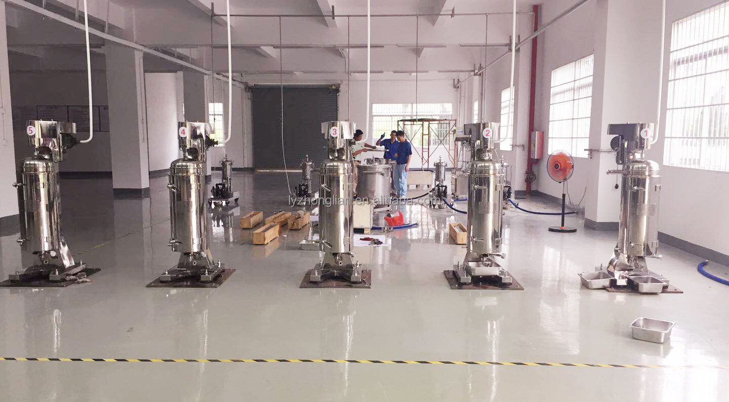 Small scale flow separator centrifuge maquina de helados