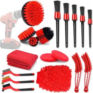 China 18pcs Car Detailing Spin Brush Kit Makeup Brush Odm wholesale