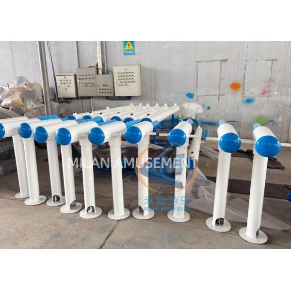 Commercial Water Park Leisure River 70m Length Single Tube With 30kw Push Pump