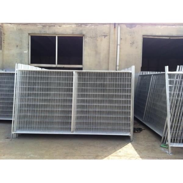 Professional Portable Temporary Fence Panels With Temporary Fence Stay