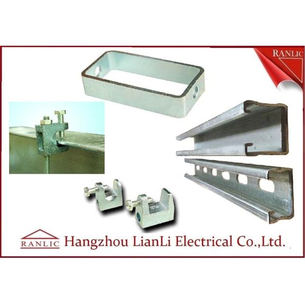 Galvanized Steel Strut Channel Fittings , Electrical Drawer C Strut Channel Accessories