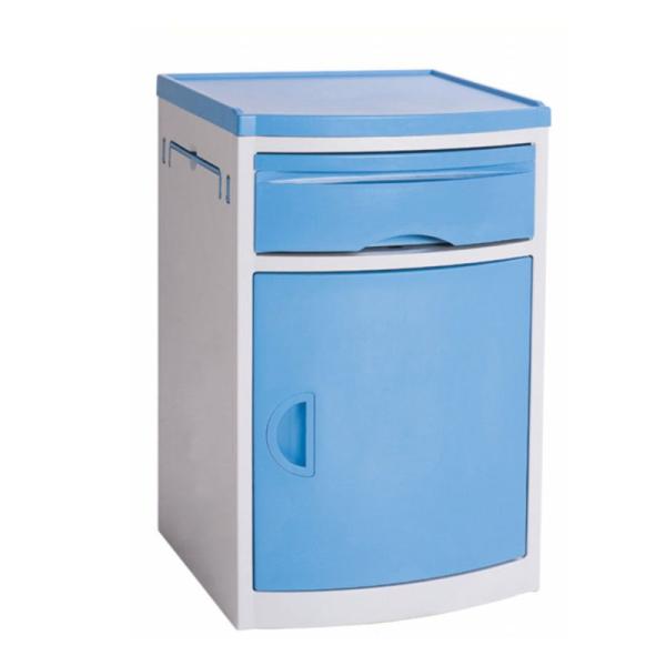 Quality Lightweight Hospital Bedside Nightstand ABS Fireproof Easy Installation for sale