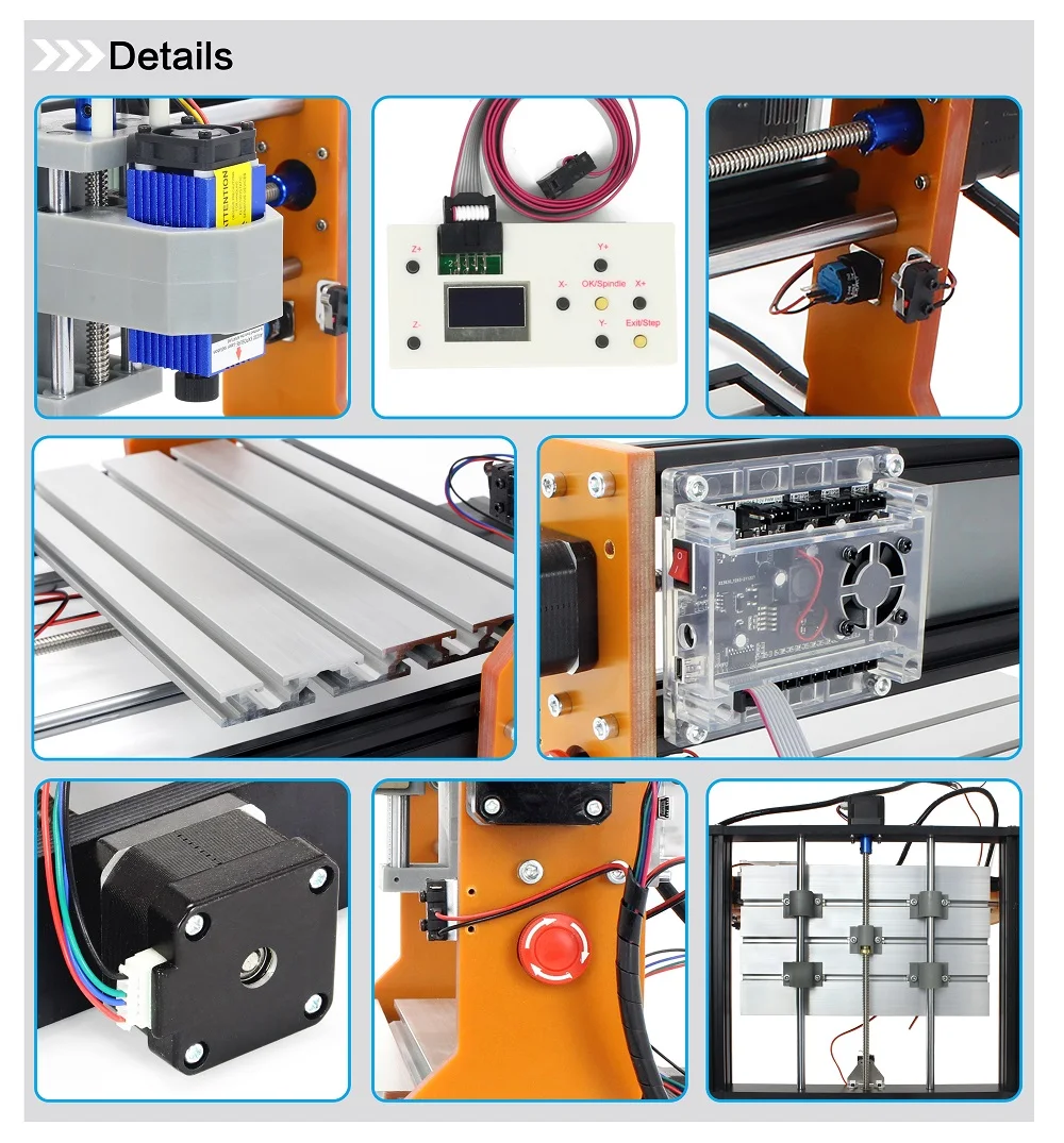 DE Ship CNC 3018 PRO Router Milling Machine GRBL Control For Wood Carving