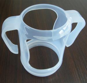 China Transparent PP Feeding Bottle Holder Plastic Injection Moulding Service ISO90001 on sale