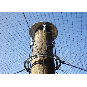 Tensile Strong aisi 316 Stainless Rope Mesh 1 Inch Aperture