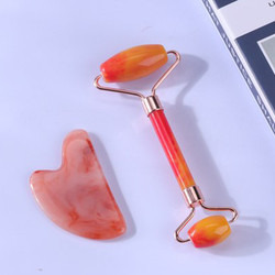 Fashionable Skincare Face Jade Roller pink Quartz Stone Face Roller